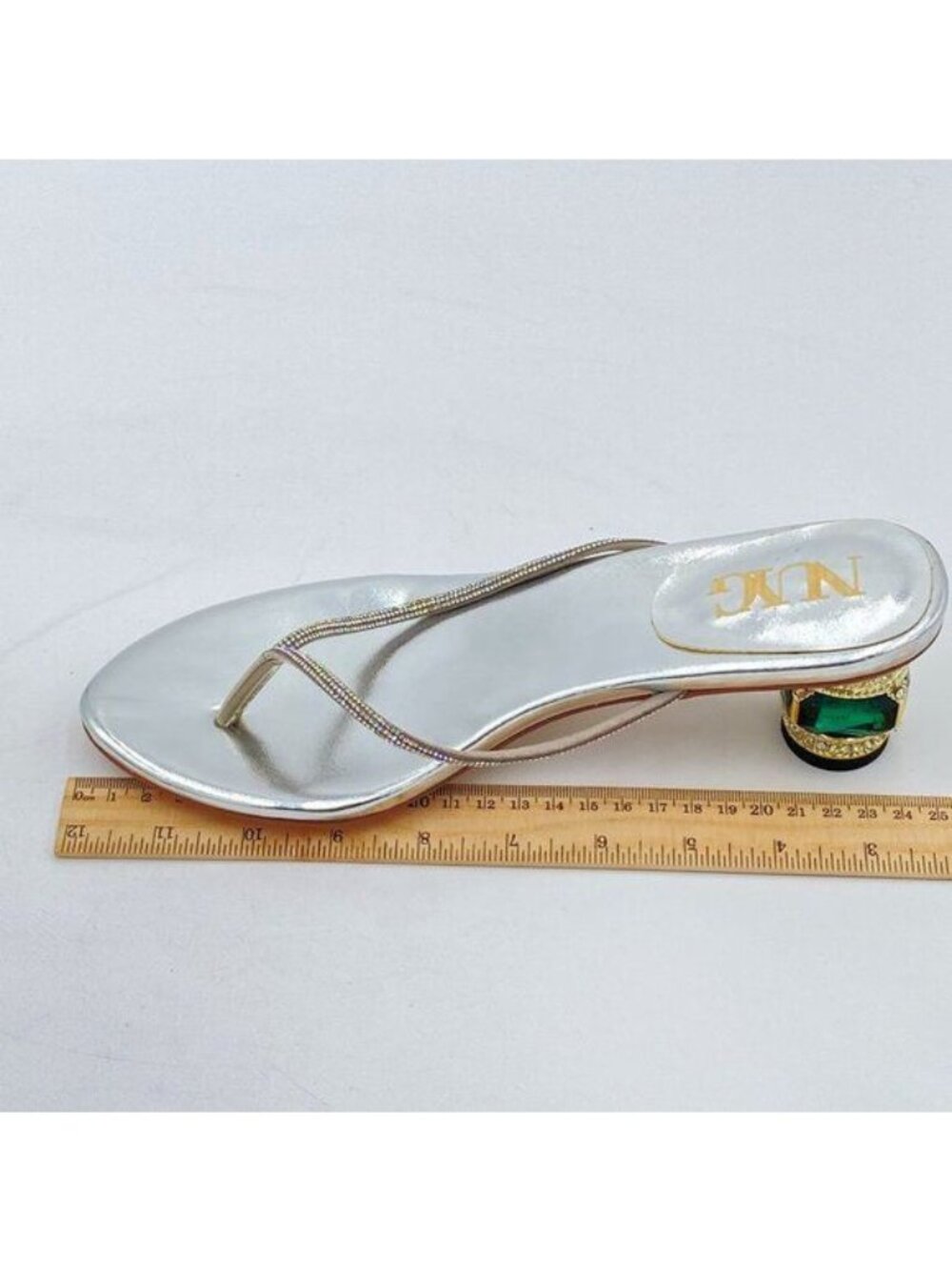 Women Fashion Thong Mid Heel Sandals Casual Flip Flops Open Almond Toe Daily